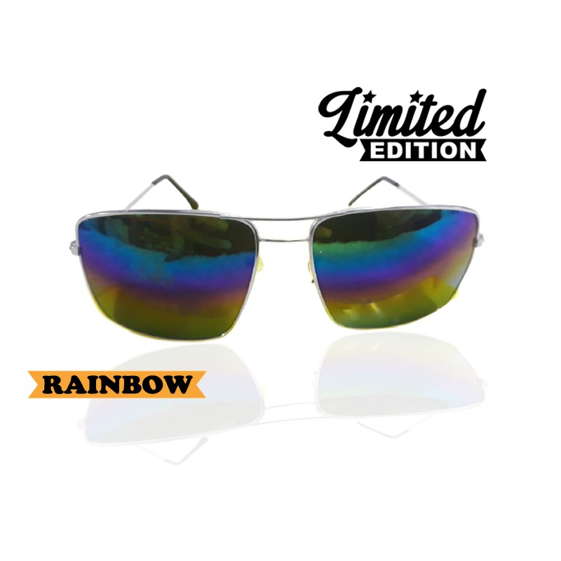 Kacamata Hitam Pria Wanita Fashion Cassual Trend Sunglasses  Unisex Transparan Kaca mata Fashion
