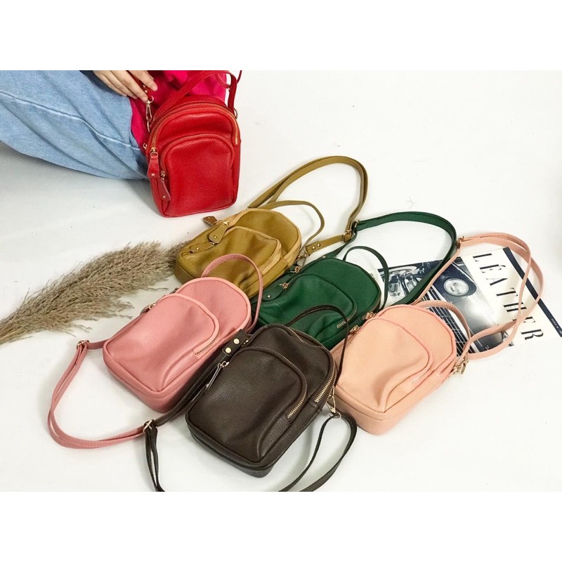 Tas hp Wanita asli kulit Garut terbaru