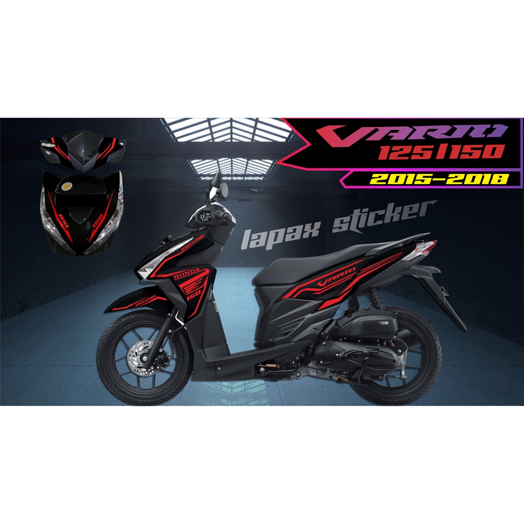 Stiker honda vario 2015-2018 cutting sticker, striping honda vario 125-150