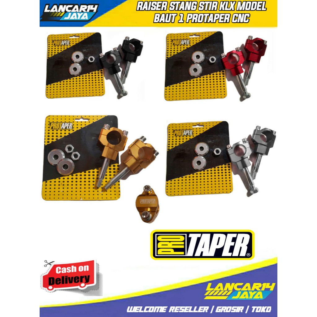 RAISER STANG STIR KLX MODEL BAUT 1 PROTAPER CNC