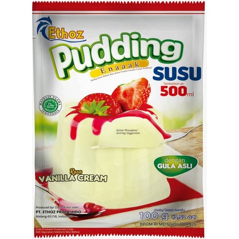 

Ethoz Puding Susu Vanila Cream 100gr dengan Gula Asli