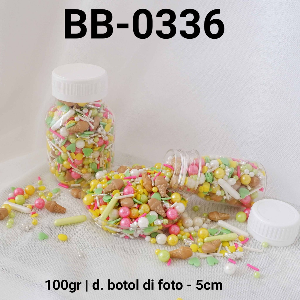 

BB-0336 Sprinkles sprinkle springkel 100gr mix tropical ice cream yamama baking grosir murah sprinkles cake dekorasi mutiara trimit decoration story sprinklestory sprinklesstory sprinkle story yamama baking