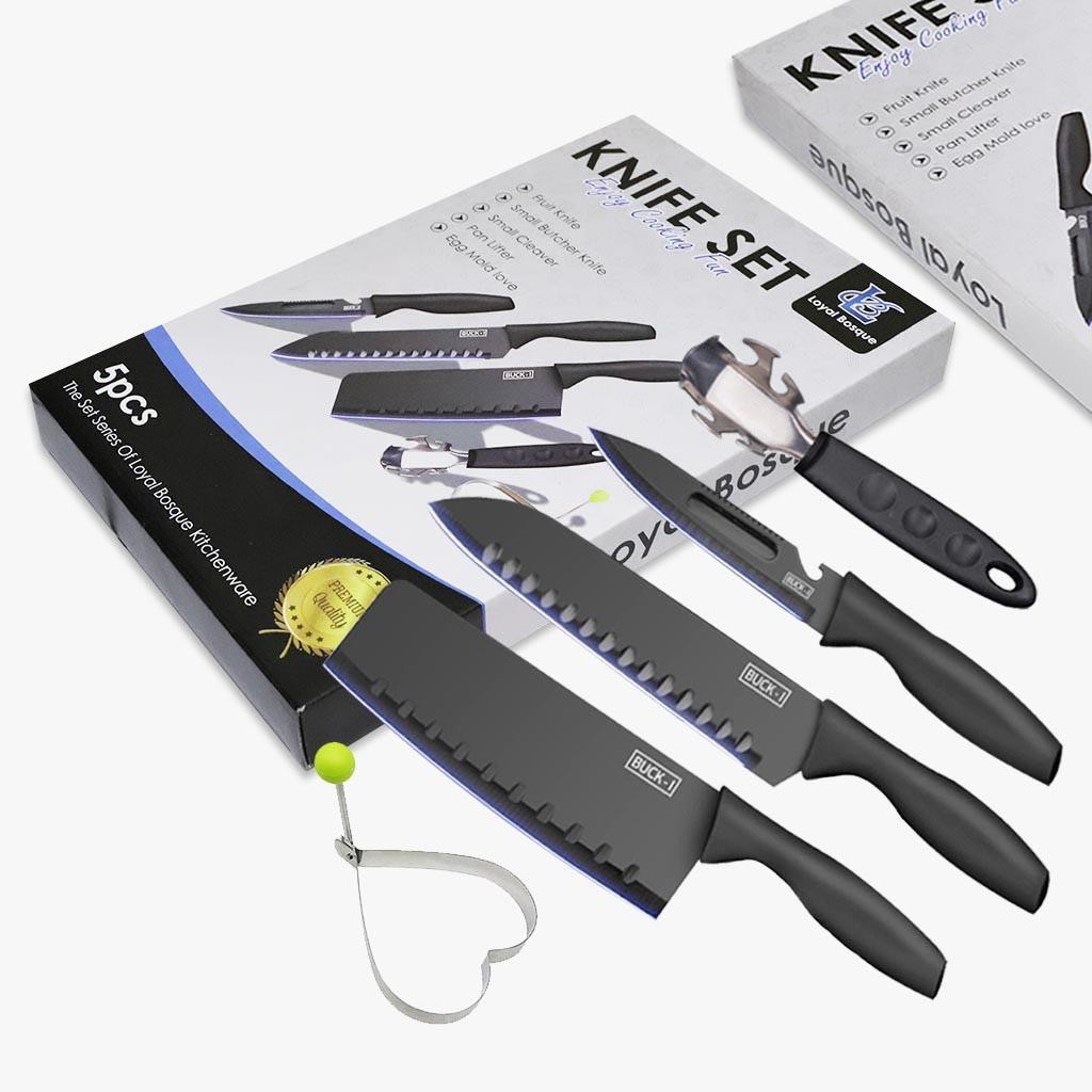 Rumah_kita2020 Pisau Dapur Keramik Set 5in1 + Peeler GRATIS DUS Pisau Buah Roti Sayuran  Pisau Buah Pisau Daging Pisau Serbaguna Pisau Sayuran Pisau Dapur Cutter Pemotong Multifungsi DLL