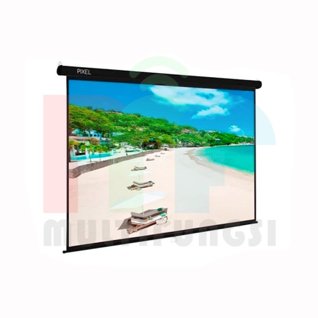 PixelScreen XW-96 Manual Wall Screen Projector 96 Inch XW96