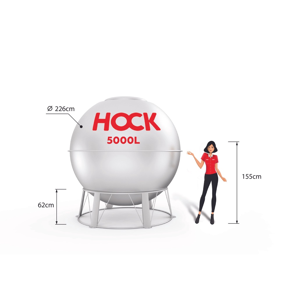 Tangki Air / Tandon / Toren HOCK Stainless - ALL VARIANT MEDAN