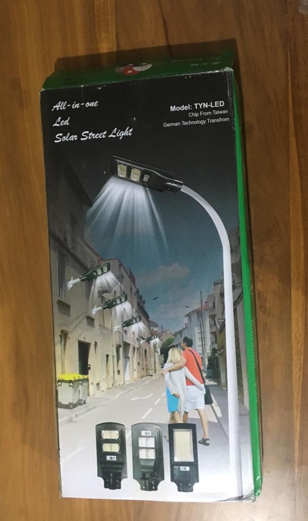 Lampu jalan led solar sel all in one pju tenaga matahari led 60w 60 w pju led street light led solar