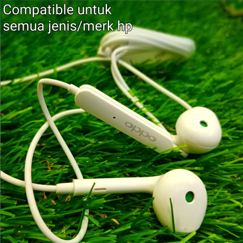 100% ORI HEADSET OPPO ORIGINAL EARPHONE OPPO PREMIUM QUALITY RENO 4 RENO 5 A33 A53 A54 A52