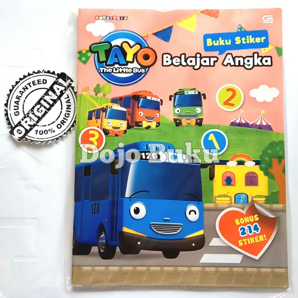 Tayo the Little Bus: Buku Stiker: Belajar Angka by Iconix