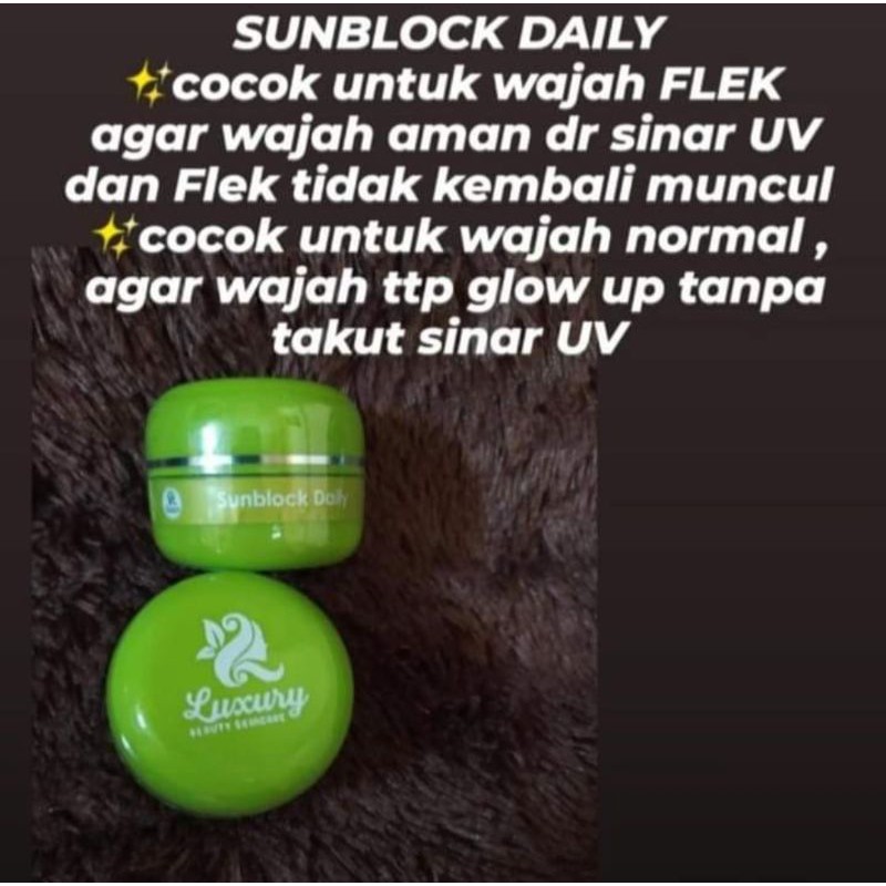 SUNBLOK DAILY LUXURY BEAUTY/ SUNBLOK GLOWING