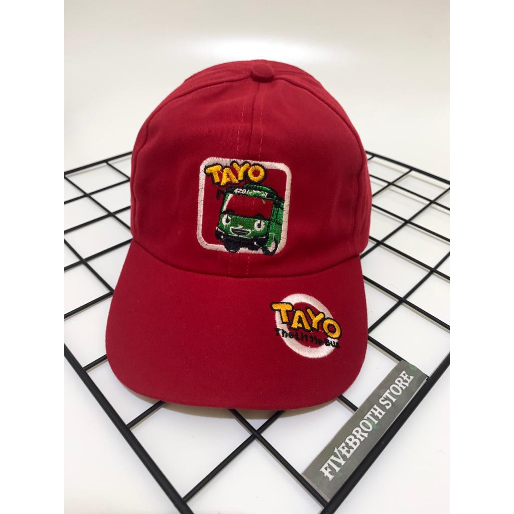 Topi tayo anak laki laki topi tayo bordir karakter
