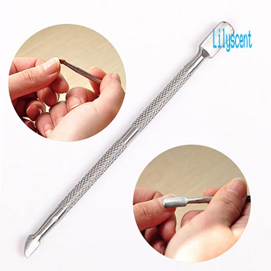 Alat Penghilang Kutikula Bahan Stainless Steel Untuk Manicure Pedicure