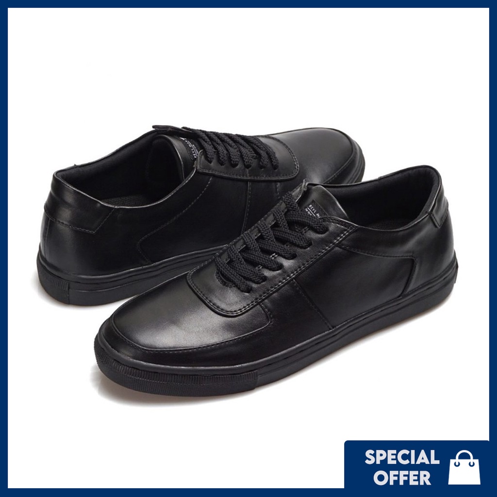 FAMO FULL BLACK |MENSTYLE x REYLMAN| Sepatu Sneaker Kets Casual Kasual Pria/Cowok Original Footwear