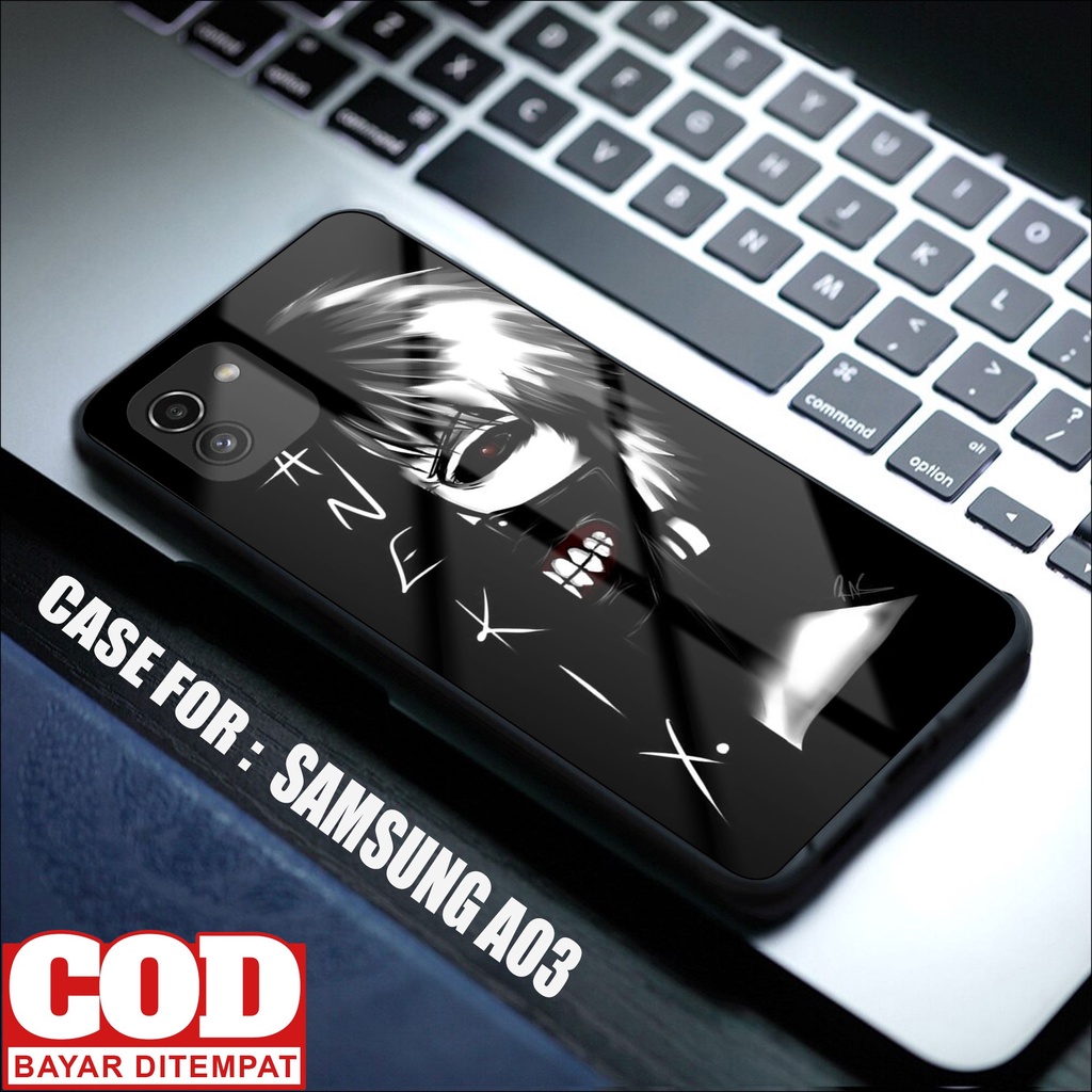 Case SAMSUNG A03 - Casing SAMSUNG A03 Terbaru Case [ MOTIF ANIME KEN KANEKI ] Cassing Hp SAMSUNG A03