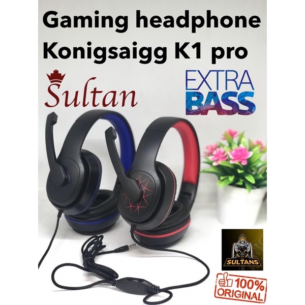 HANDSFREE BANDO GAMING K1PRO KONIGSAIGG GAMING 2 PROMO SEN