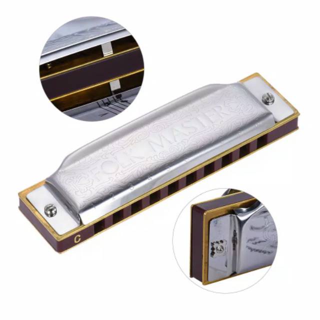 Harmonika Harmonica Suzuki Folk Master 10 Hole