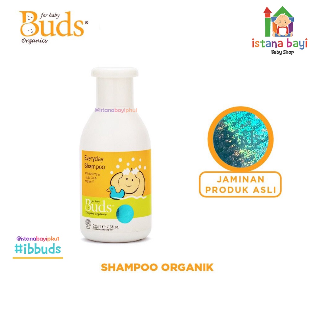 Buds Everyday Shampoo/Shampoo bayi organic/Buds organics