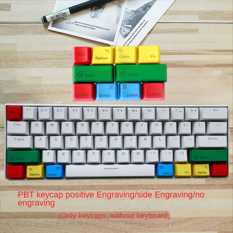 Rgby10 Tuts Keyboard Mekanik Oem Tinggi Axis Pbt Tanpa Font Cherry Axis