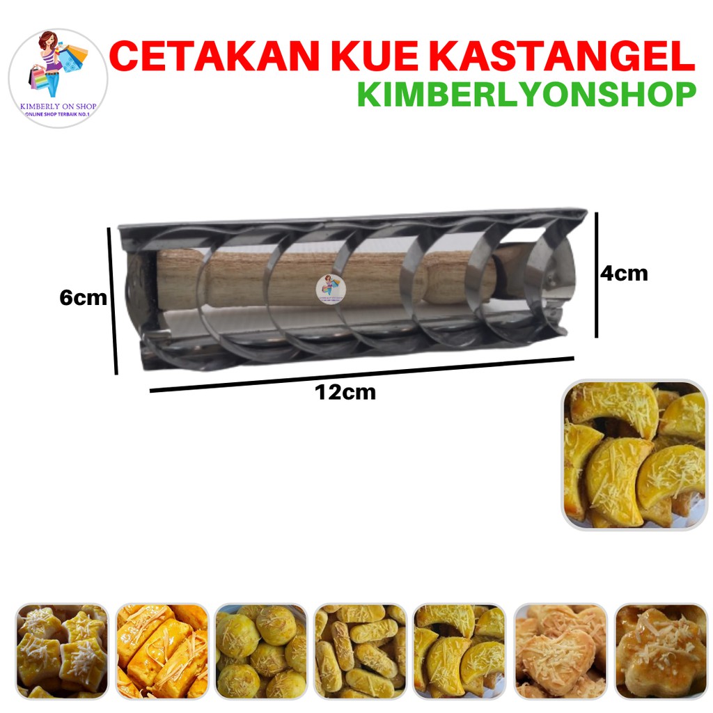 Kimberlyonshop Cetakan Kue Kering Kastangel Nastar Cookies