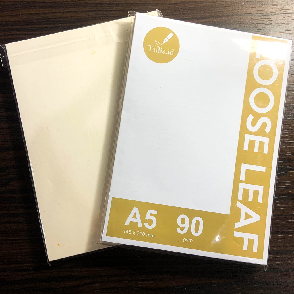 

Basic BookPaper Loose Leaf A5 90 GSM Binder Paper Blank Ruled Dotted Grid Murah [INSHOP]