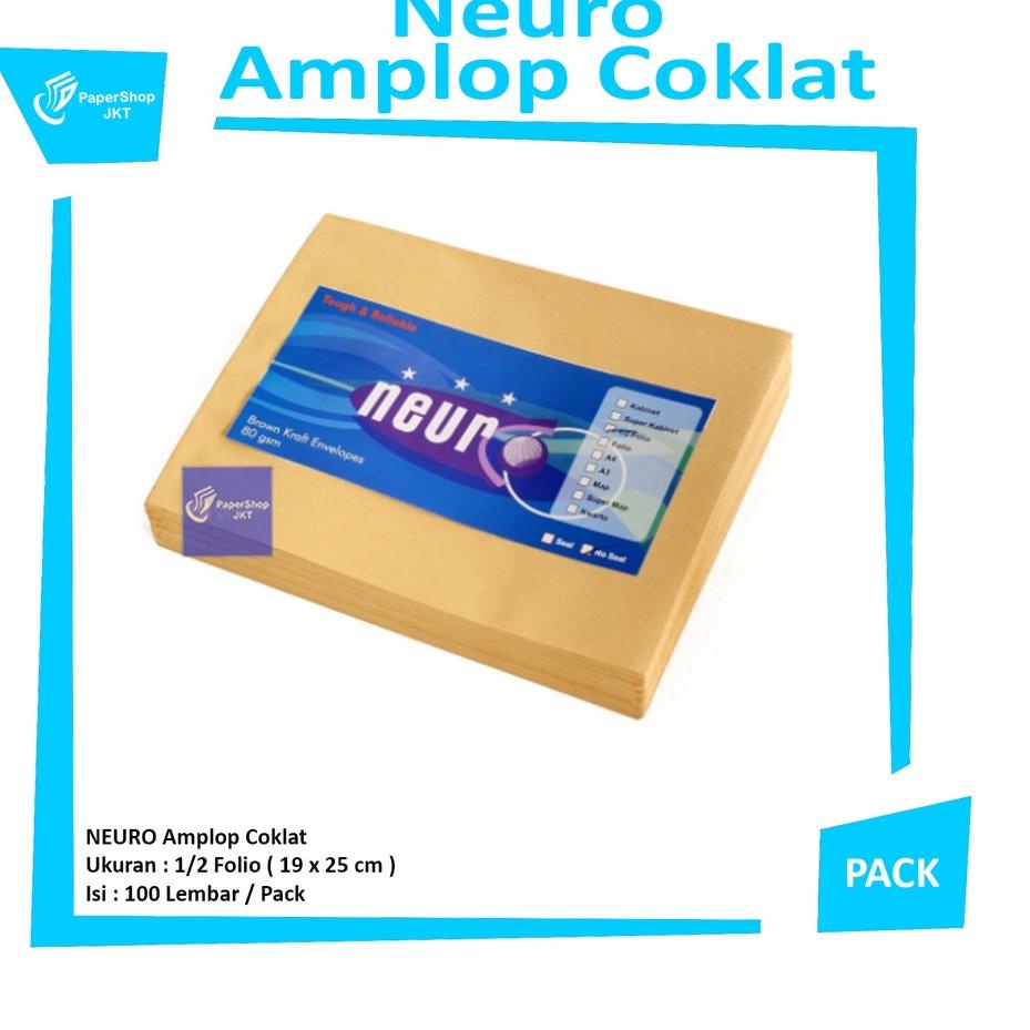 

SALE!!Neuro - amplop coklat 1/2 Folio - Non Seal ( 19 x 25 cm )|SQ3