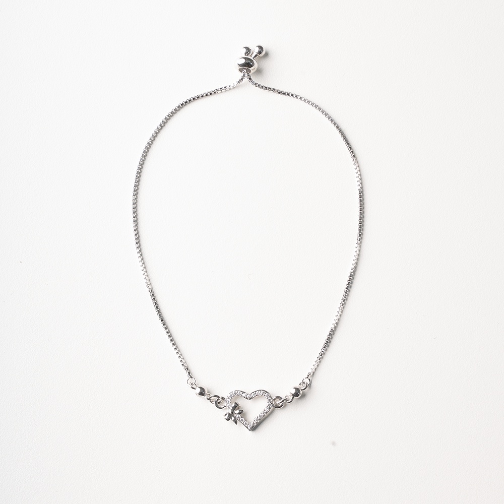 ✨Moya0158❤Gelang Titanium Wanita  Rantai  Serut  Fashion Korea Gelang Perak Murah D319-2