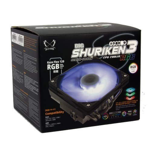 Scythe Big Shuriken 3 RGB Edition Low Profile - Cpu Cooler