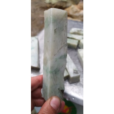 LEMPENGAN BATU ICE JADEITE JADE ACEH UKURAN KECIL