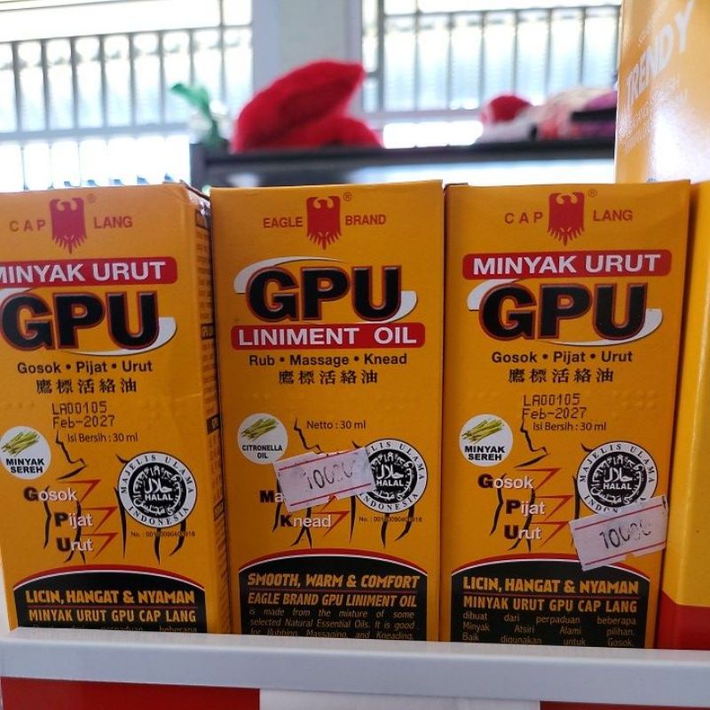GPU minyak urut 30 ml