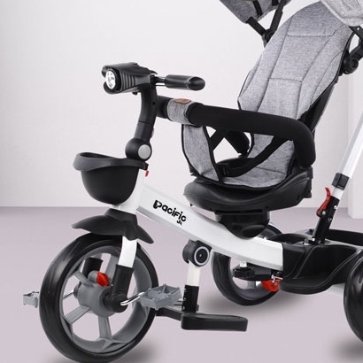 Sepeda Anak Bayi Balita Dorong Roda 3 Tricycle Pacific PC5166 Kursi Bisa Berputar-1