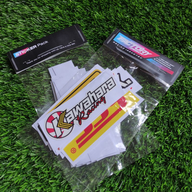 

STICKER PACK VOL 1. LAMINASI GLOSY SUDAH CUTTING