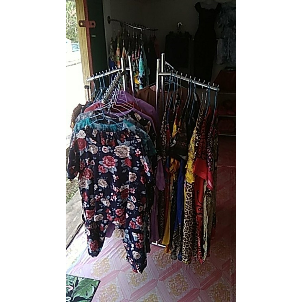 RAK BAJU 4 Sisi atau gawang gantungan  baju 4 sisi