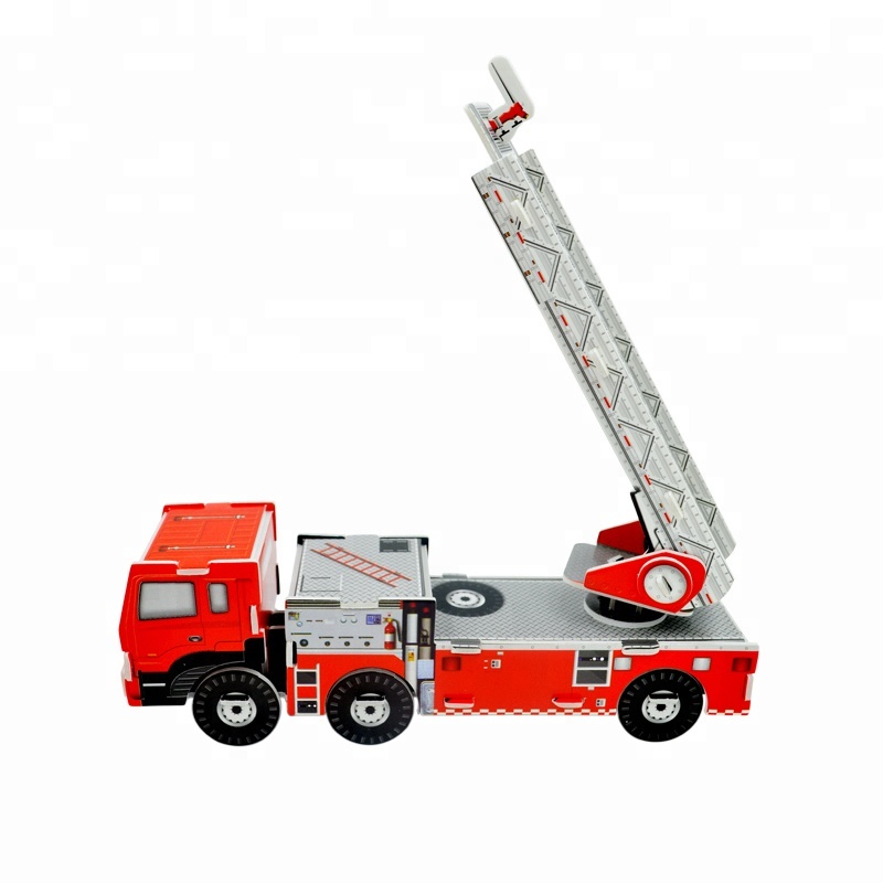 Puzzle 3D Fire Truck - FIRE SERIES - Mainan Edukasi Kendaraan B368-22