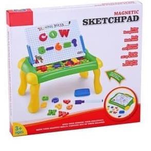 

Mainan Anak Papan Tulis Magnet Magnetic Sketchpad Board 2 in 1 Edukasi S6X5