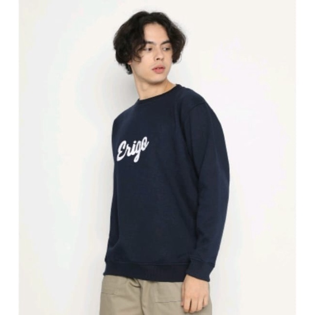 Hoodie Sweater Jumper Erigo Bordir Jaket Jumper Zipper Kekinian Jaket Bola/Hoodie Polos Unisex COD