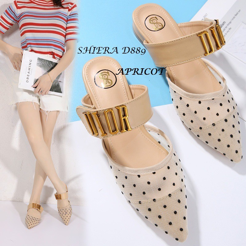 SHIERA MULES FLAT SHOES LANCIP D889