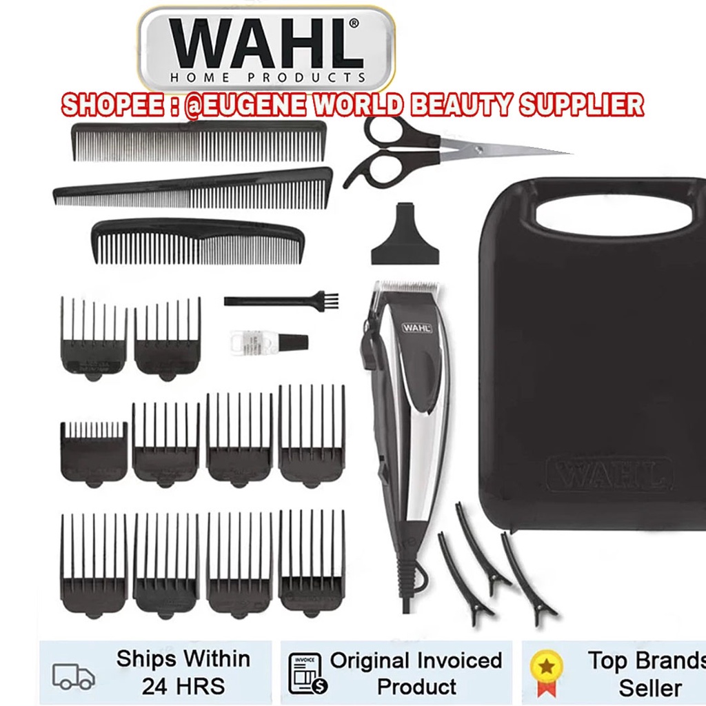 WAHL ORIGINAL SET LENGKAP ALAT PENCUKUR RAMBUT SALON BARBERSHOP ALAT CUKUR RAMBUT SHAVER TRIMMER