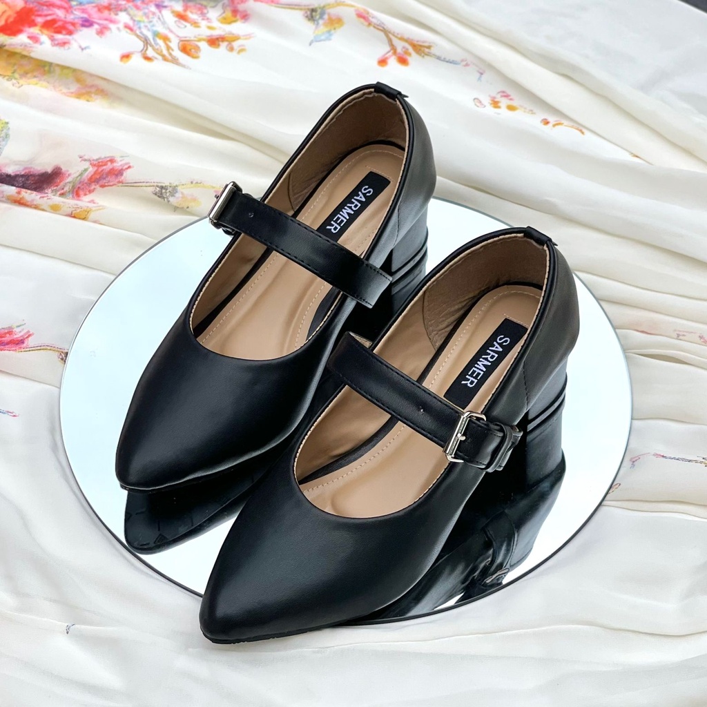 SARMER - GISELLE HEELS BLACK