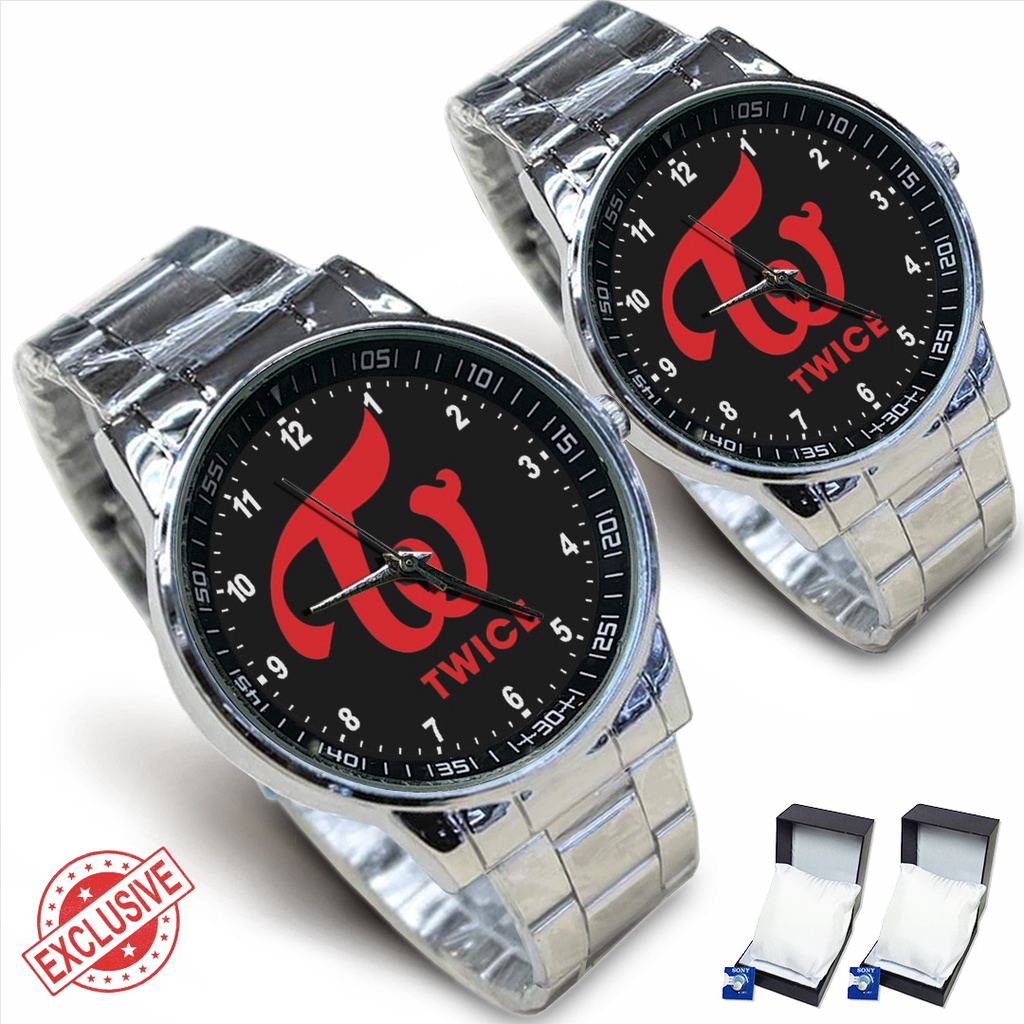 Jam Tangan Rantai Couple TWICE (Limited Edition)