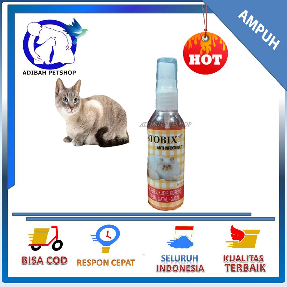 obat kulit kucing scabies,koreng,kudis,exim dan gatal gatal stobix 60 ml spray ampuh