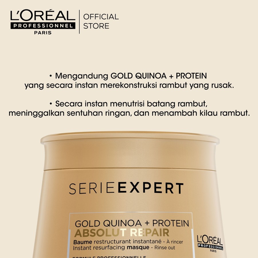 Loreal Professionnel Serie Expert Absolut Repair Hair Mask 250ml / Perawatan Rambut Rusak