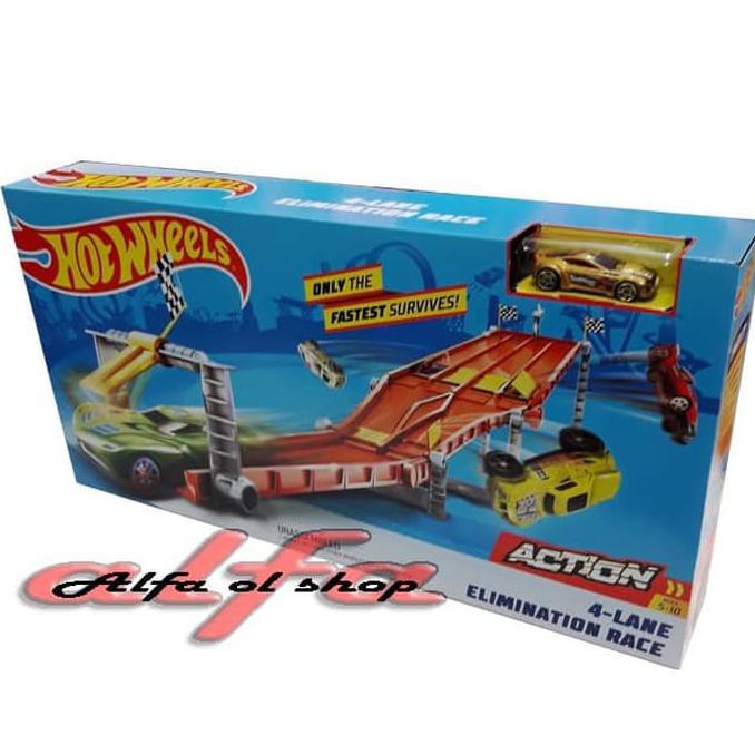Hot Wheels 4 Lane Elimination Race Hotwheels - Termurah 