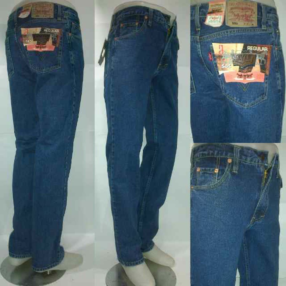 TERBARU  Promo Jeans Levis 505 Standar Pria Jumbo size 39-44 /celan jeans/celana jeans/celana jea