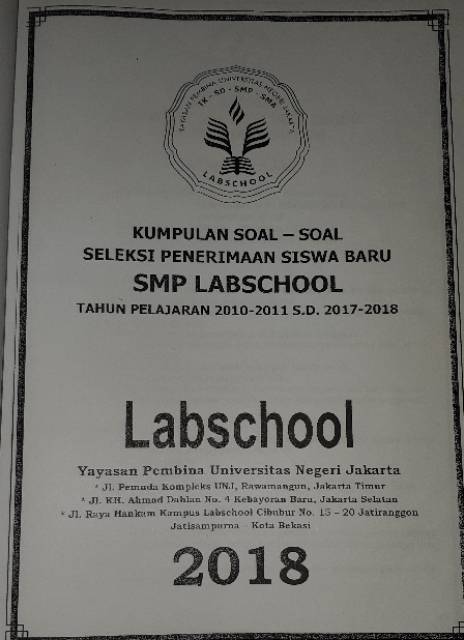 Kumpulan Soal Tes Masuk Labschool Jakarta Shopee Indonesia