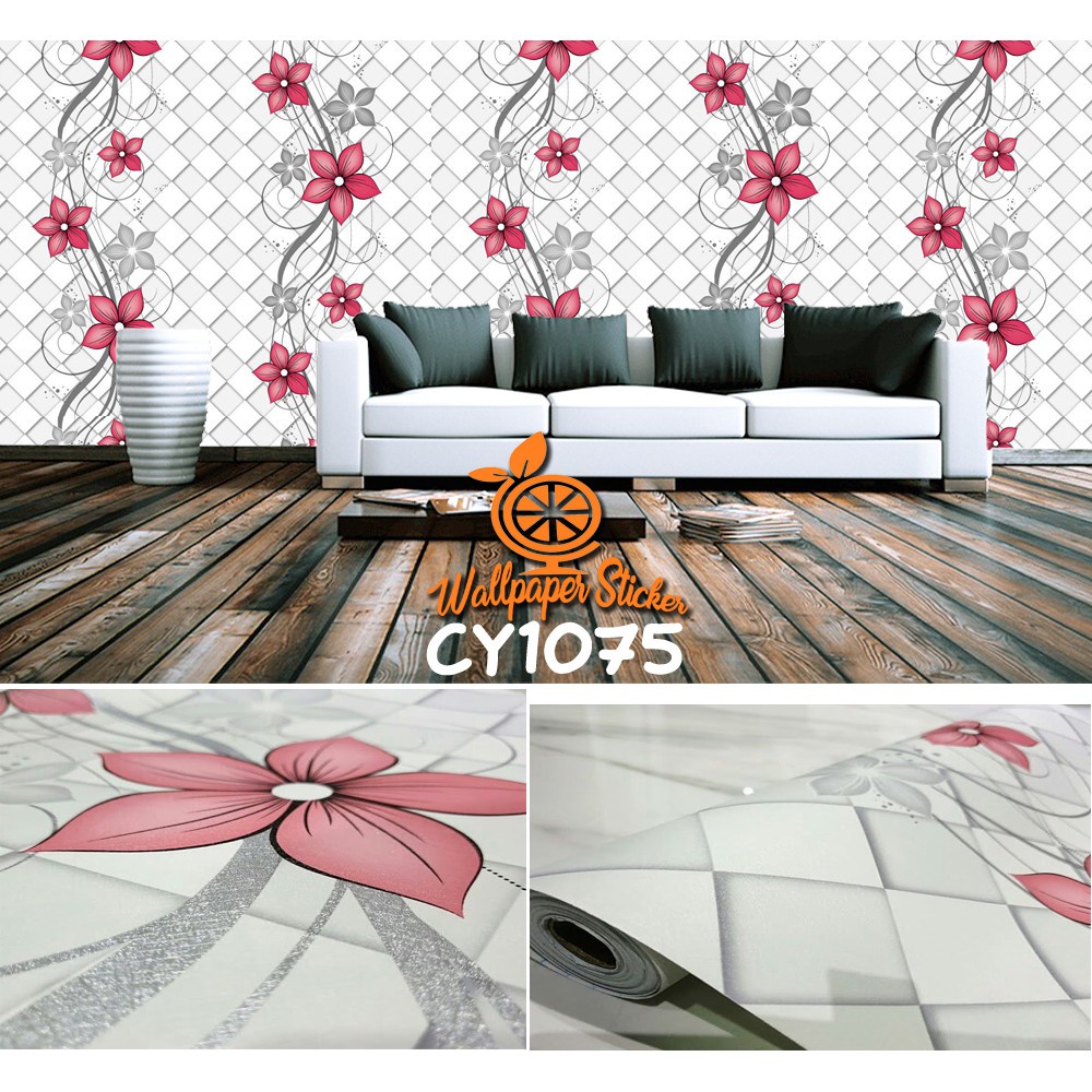 Wallpaper dinding motif cy1075