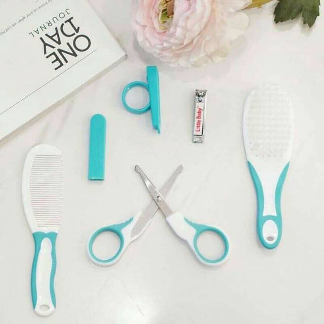 LITTLE BABY MANICURE SET SISIR GUNTING KUKU BAYI 6 in 1 Gunting Kuku Bayi Perawatan Bayi MANICURE