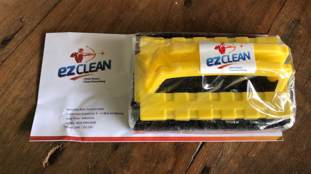 Ezclean Black Pad Sikat Lantai Sikat Keramik Porselen Sikat Kamar Mandi Kloset Scouring Pad Premium