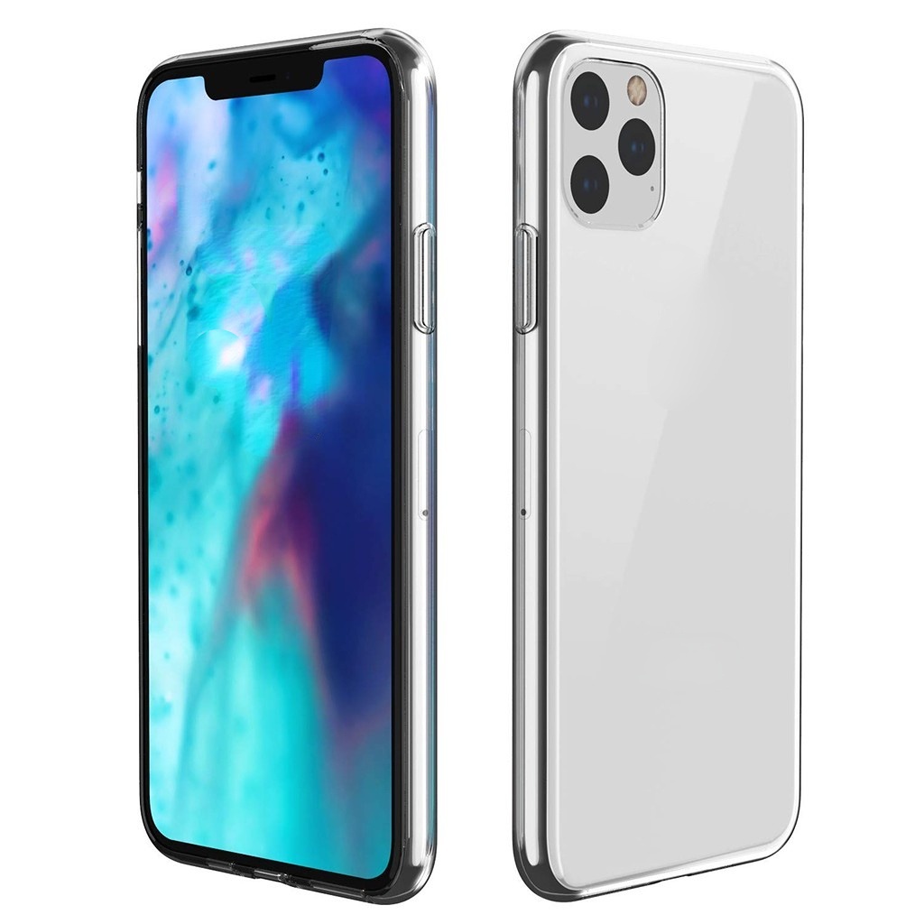 Casing Soft Case Bumper Hybrid Bahan TPU Kristal Transparan Untuk Apple iPhone X / 6 / 7 / 8 Plus