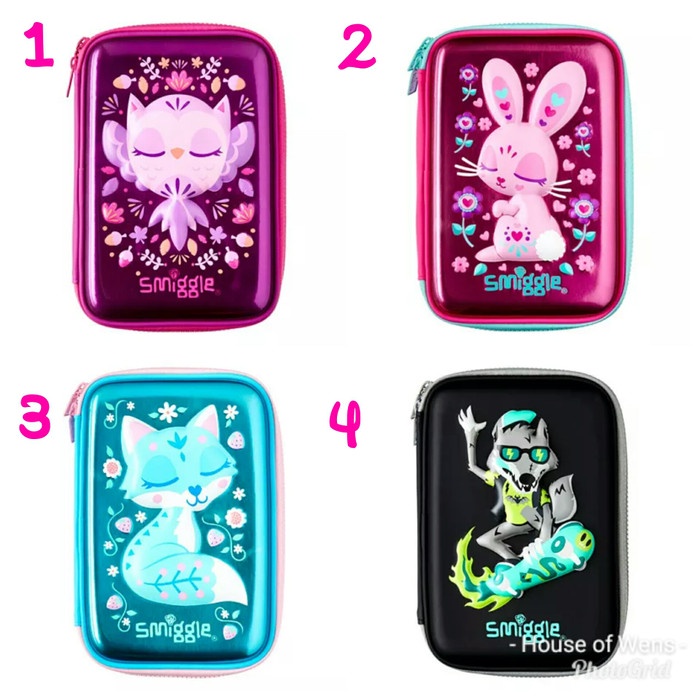 

SMIGGLE IN TO THE WOOD HARDTOP PENCIL CASE - TEMPAT PENSIL SMIGGLE - Biru Muda promo