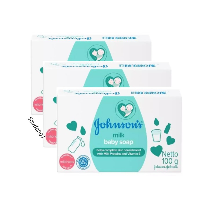 Johnson's Baby Blossoms Soap sabun batang Johnson Blossom Milk Soap 100g