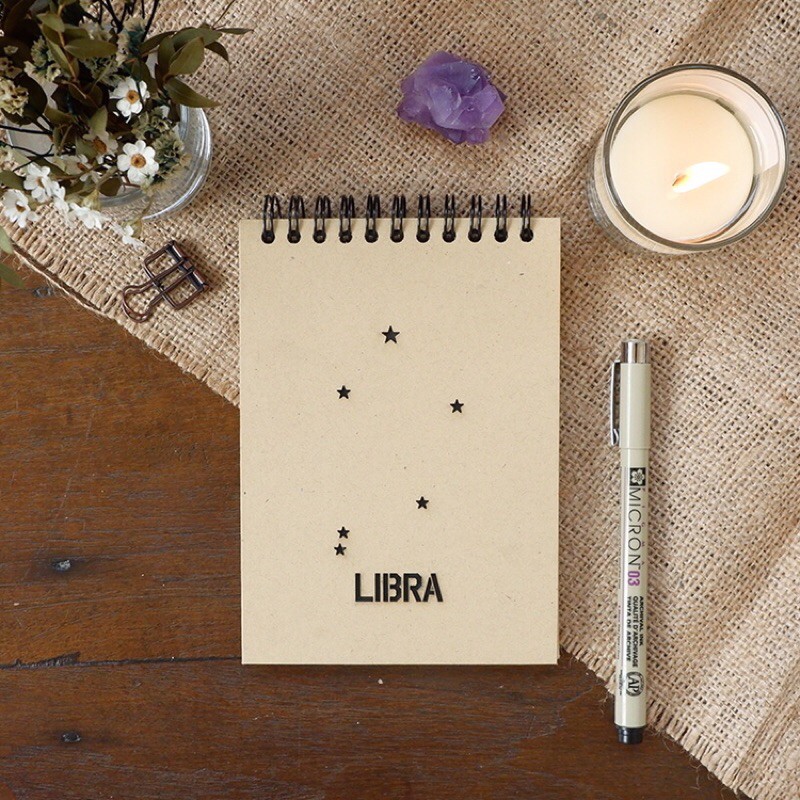 

Otterspace Studio | [PO] Libra - Zodiac Signs Constellations Ring Notebook / Astrology / Horoscope / Rasi Bintang Zodiak